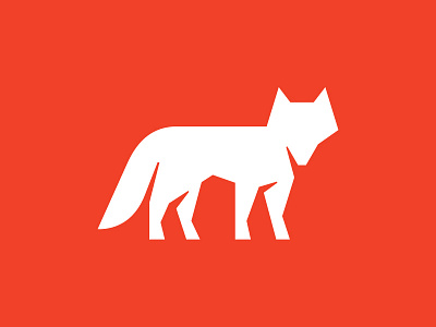 Hello, Dribbble! accessoires basic classic fox leather logo orange symbol