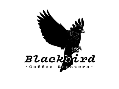 Blackbird Coffee Roasters Logo arkansas blackbird fair trade fayetteville local small business