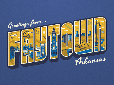 From Faytown with Love (Alternate Colorway) arkansas fayetteville fayettevillear fayettevillearkansas naturalthreads