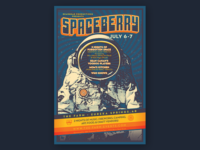 Spaceberry 2018 Line-Up Poster spaceberry