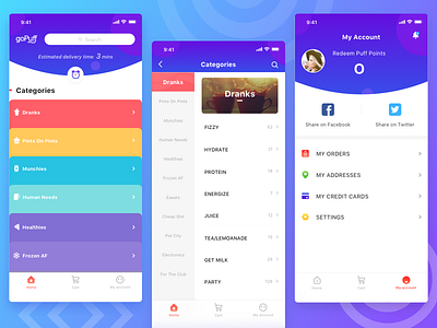 Gopuff App Redesign Concept