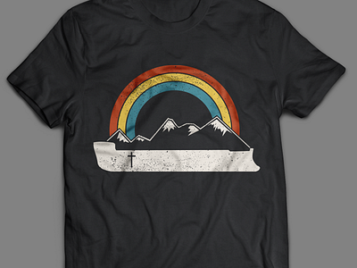 Ark Encounter T-shirt design apparel apparel design rainbow retro design t shirt t shirt design