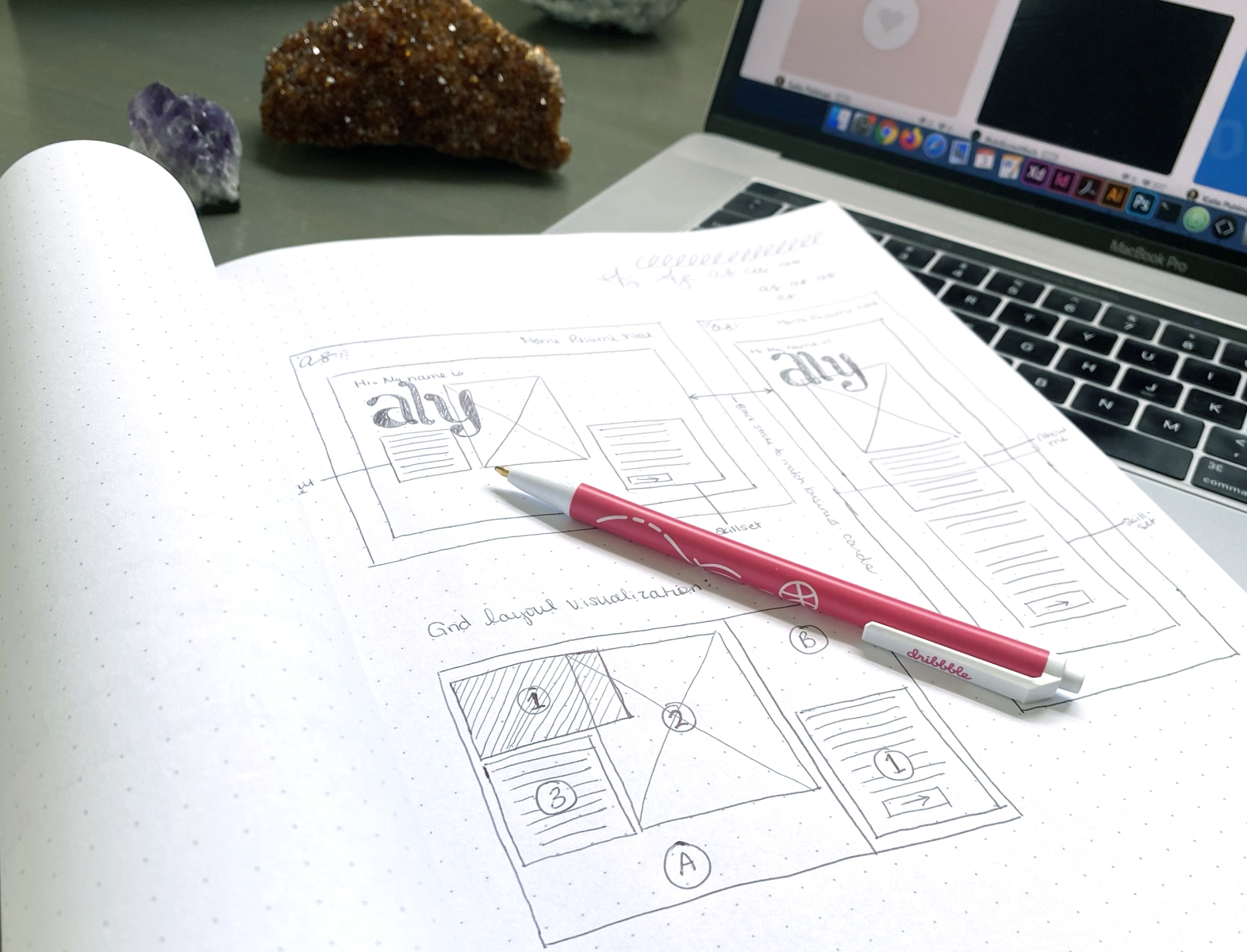 Portfolio Website Wireframe by Alyson Sherrard on Dribbble