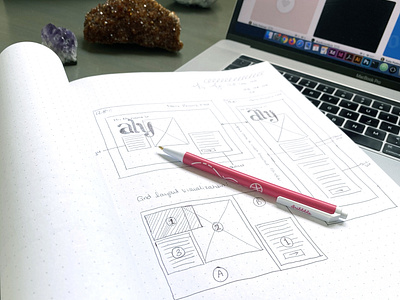 Portfolio Website Wireframe