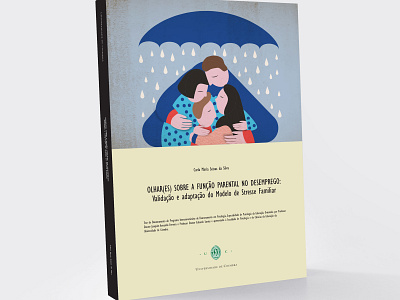 Ilustration for a psicology dissertation care cover dissertation family illustration rain unemployment vector