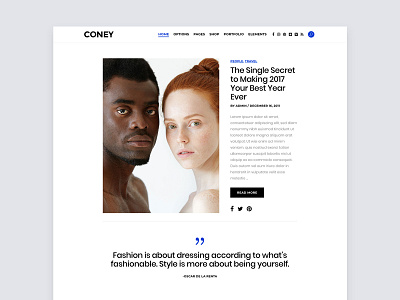 Coney | WP Blog Theme