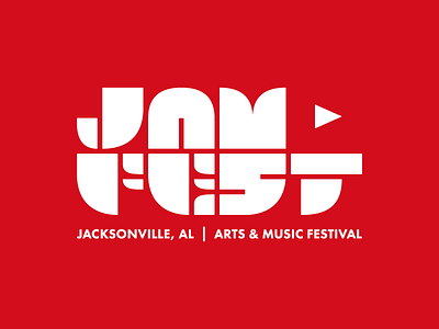 JAMFEST Wordmark identity lettering logo typography