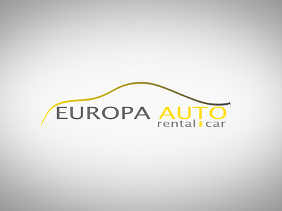 Europa Auto Rent - Logo design logo