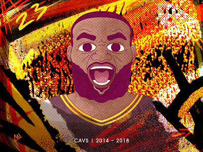 The Return of the King basketball basketball player cavaliers cleveland cleveland cavaliers illustration king james lakers lebron lebron james los angeles los angeles lakers nba nba finals nba illustration nba jam nba playoffs nba poster vector vector illustration