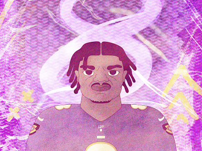 Lamar Jackson Illustration