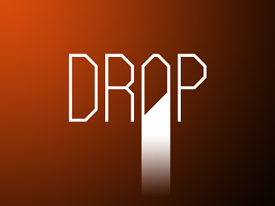 Drop drop logo logo 3d logo a day logos logosai logotype minimal type type art typematters typography