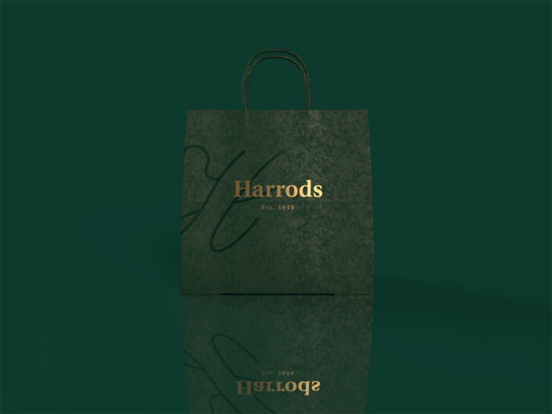 harrods green bag