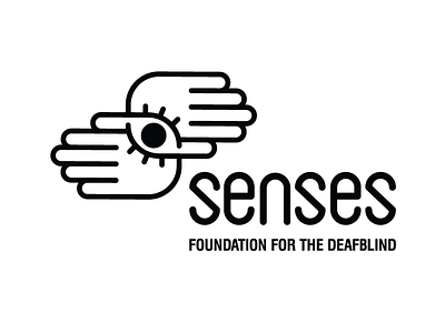 Senses deaf blind logotype