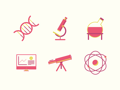 Science Icons branding graphic design icons