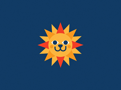 Goodest Sun branding brewery design dog illustration orange pub puppy sun