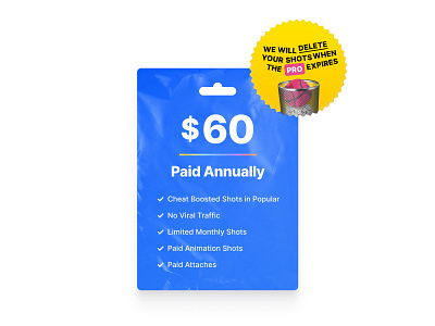 Thanks, No. Dribbble. card gift price pricing pricing plans product ui