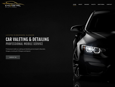 Eye4Details Car Valeting Website Design webdesign