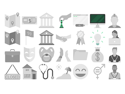 iDTech icons characters file icons illustration laptop location people school sketch university vector work