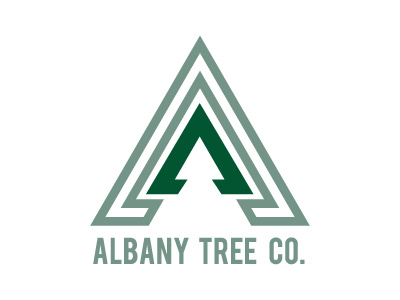 Albany Tree Company Logo a albany exploration green letter letters lines logo trees