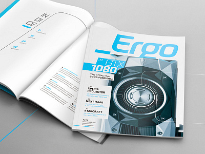 "_Ergo" - Editorial Design editorial environment ergo ergonomy human machine magazine pc