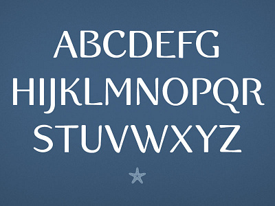 "Kraken Typeface" - Upper-case set editorial fantastic font kraken sea tipografi tipography typeface