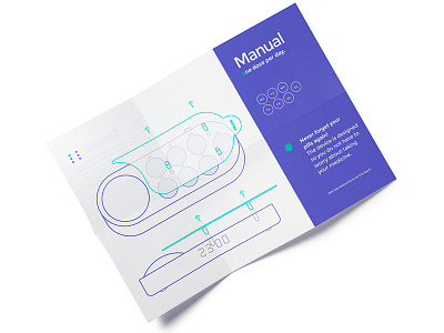 PillClok Manual alarm branding clock design identity industrial manual minimalism packaging pill product ux