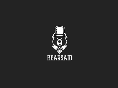 Bearsaid bear brown hat logo