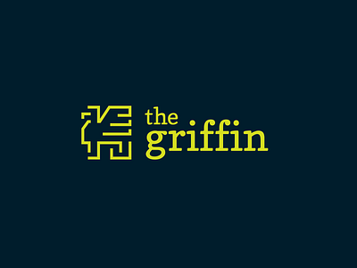 New Girl / The Griffin dribbbleweeklywarmup illustration logo