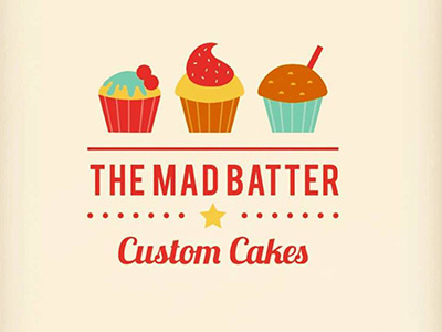 The Mad Batter Logo Design