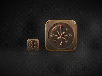 Compass iOS Icon app compass icon ios