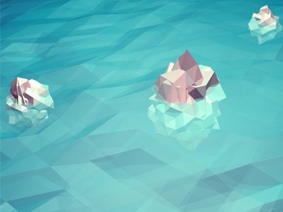 Low Poly #3 c4d first try iceberg low poly madcobra meepixels