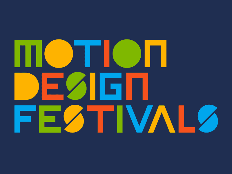 Motion Design Festivals Ident 2danimation festivals typography