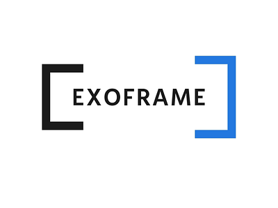 Exoframe Logo animation design logo minimalist