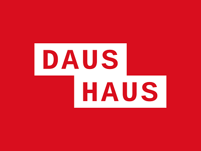 Daus Haus Logo 2 words logo it logo logo logo design two words
