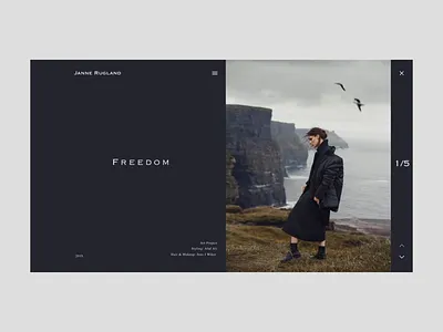 Janne Rugland after effects animation concept fashion gallery grid inspiration interaction interface minimal minimalistic motion polyakov portfolio site promo transition typography uiux web websites