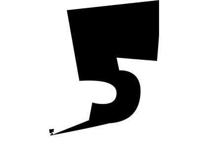 5 Oclock Shadow graphic design logo minimalism typography