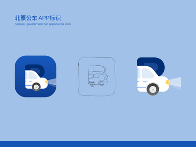 北票公车APP 图标 Beipiao Government car application icon. app icon logo ui 应用