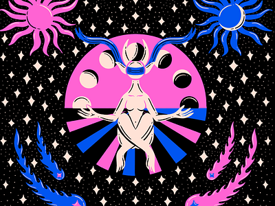 Libra astrology design digital illustration illustration illustrator libra procreate truegritsupply zodiac