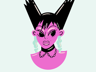 Bimini Bon Boulash cartoon character cartoon illustration character design digital illustration drag queen illustration illustrator portrait procreate retrosupplyco truegritsupply zodiac