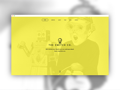 Design Agency Website design minimal ui design ui ux ui ux design web design website concept yellow