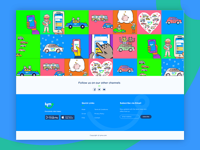 Ride Hailing App - Landing Page Design design ui design ui ux website design