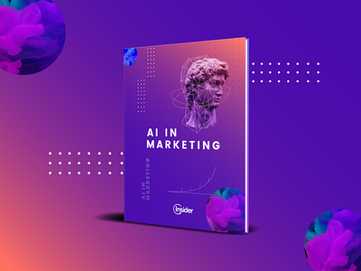 AI for Marketers - eBook Cover Design abstract adobe illustrator artificial intelligence concept art digital art illustration marketing design photoshop vector wacom