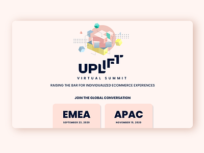 Uplift Global Virtual Summit Branding Design