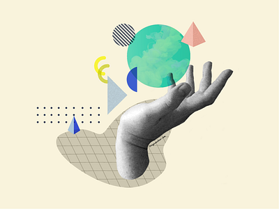 Future is in our Hand - Decoupage Concept Art by Riya Naskar on Dribbble