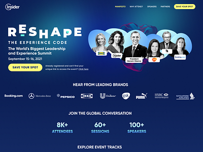 RESHAPE 21 by Insider - Complete visual branding