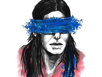 Birdbox Poster Illustration