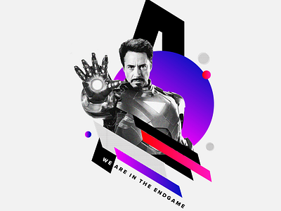 Tony Stark | Iron Man adobe collage digital art illustration illustration art illustrator cc photoshop art ui vector wacom