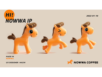 NOWWA CARTOON DERIVATIVE 3d graphic design logo ux