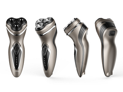 shaver 3d barbershop care products product design razor shaver