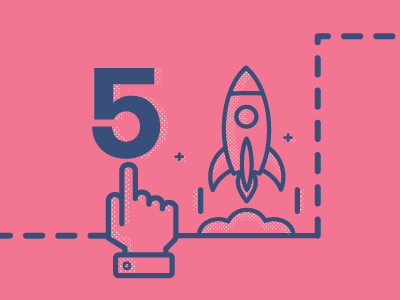 3, 2 . . . 1 ! business go icon land number rocket startup time visa